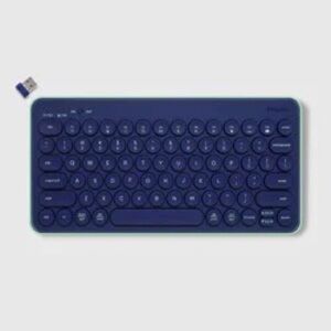 Heyday Blue Wireless Keyboard with USB Receiver